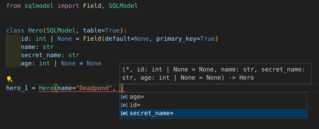 SQLModel combines SQLAlchemy ORM and Pydantic validation