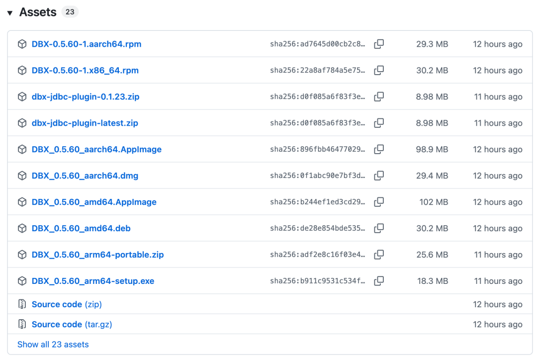 dbx installation options via Homebrew, Scoop, WinGet and GitHub Releases