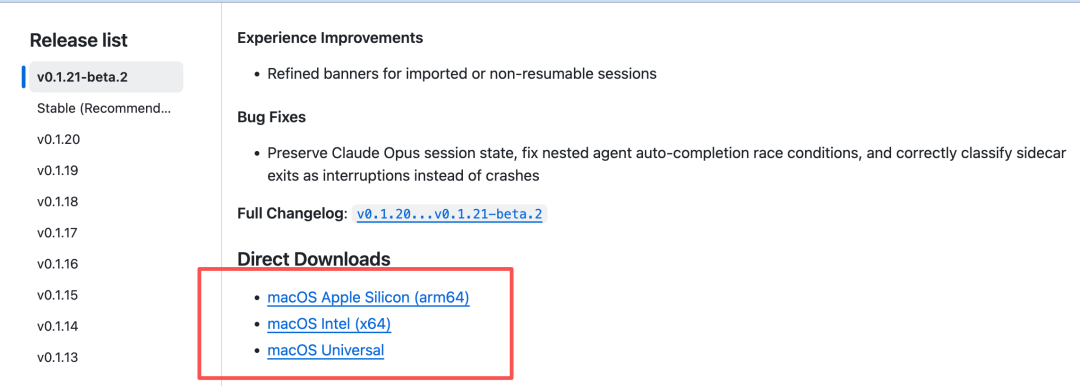 Tutti macOS download from GitHub Releases